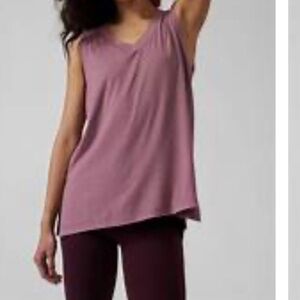 NWT! Athleta Inspire Rose Tank Top S